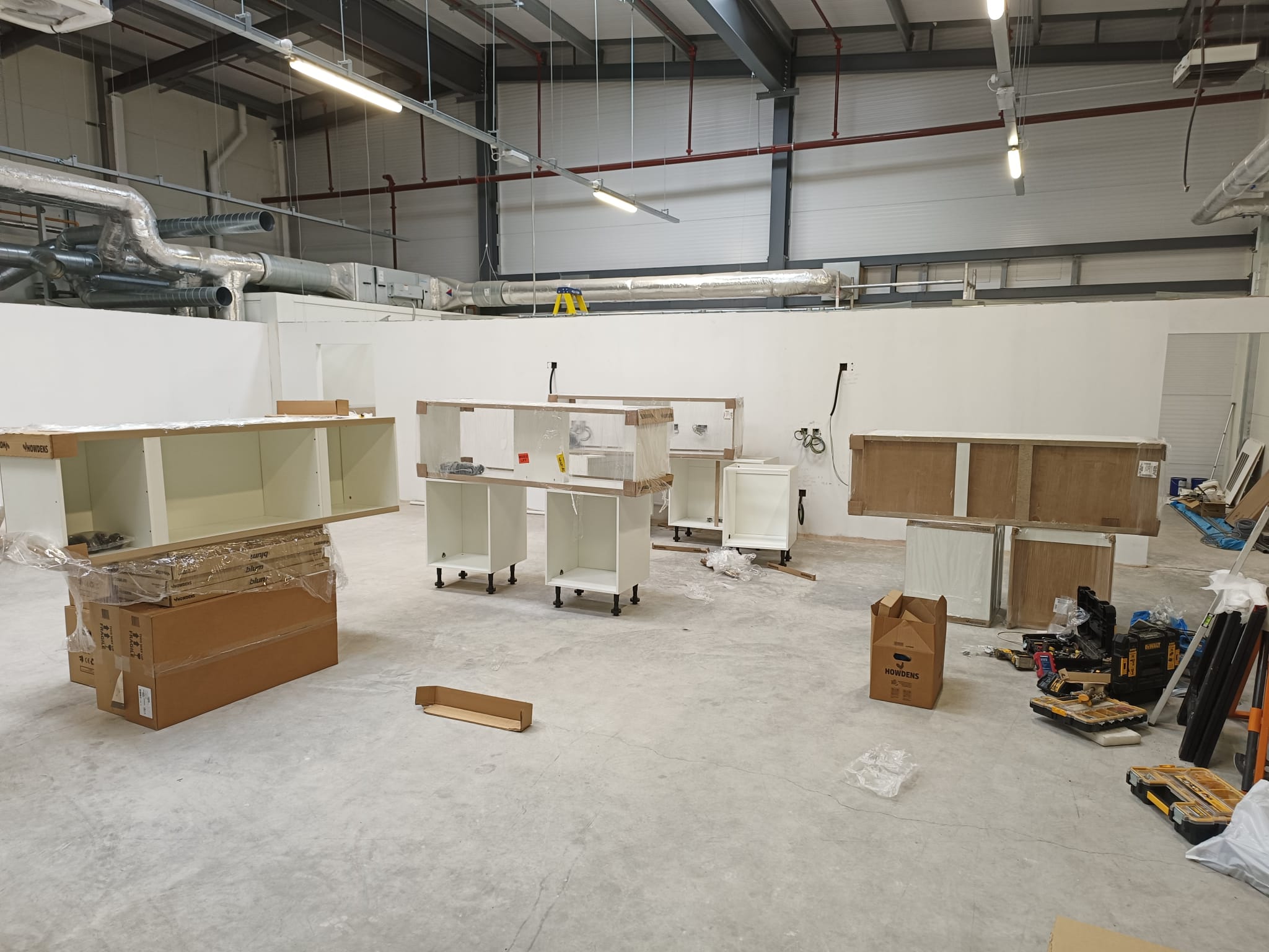Factory Showroom Kitchen Fit-Out, Ellesmere Port during image 6