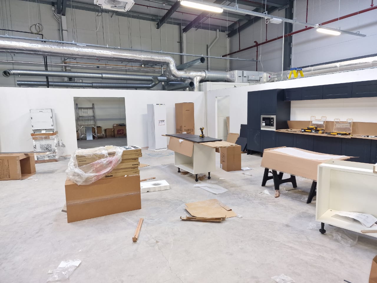Factory Showroom Kitchen Fit-Out, Ellesmere Port during image 7