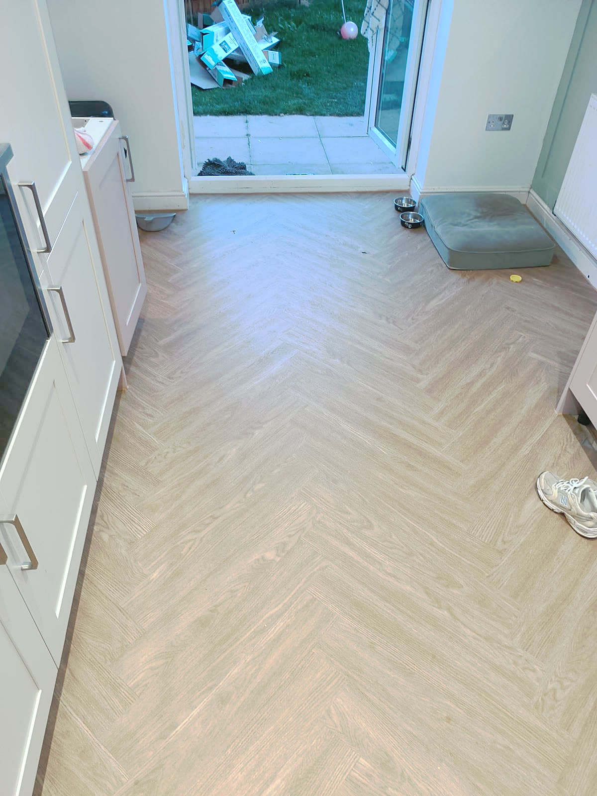 Herringbone Flooring Through the Ground Floor after image 4
