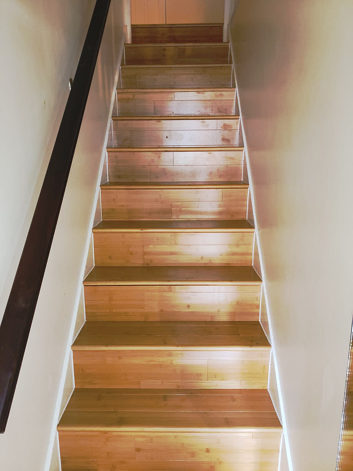 Staircase Renovation: Carpet to Wood completed project image